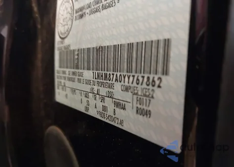 2000 Lincoln Ls z USA, uszkodzony, nr VIN 1LNHM87A0YY767862